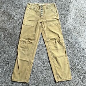 Anthropologie The Wonderer Cargo Pant Gold Size 26